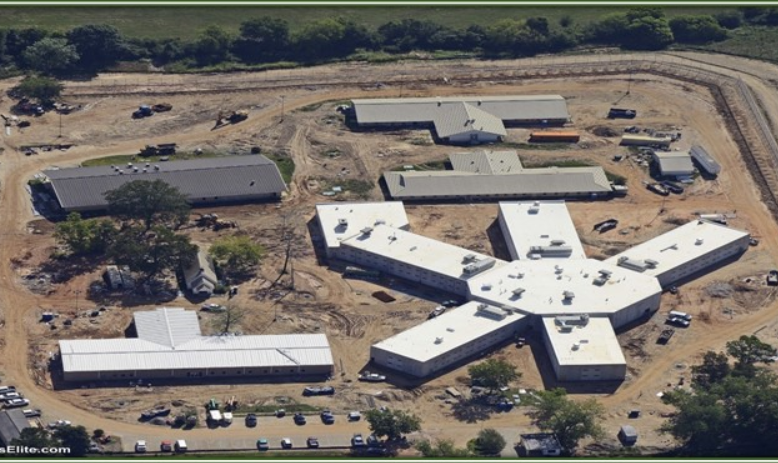 An aerial shot of the SVPTP facility